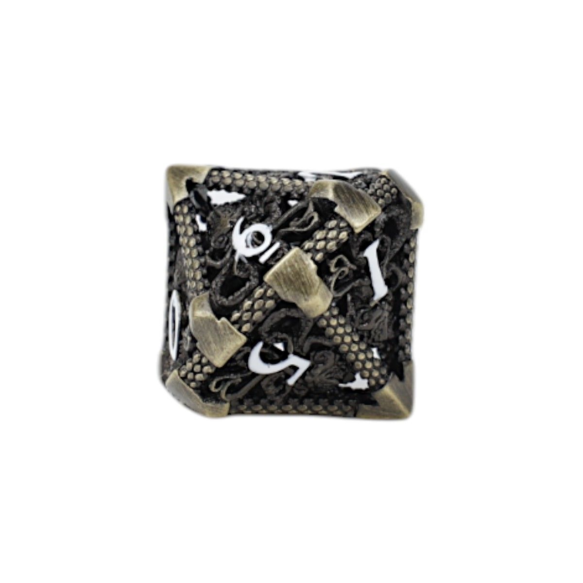 Strange Aeon Dice Set Tarnished Gold - Good Games