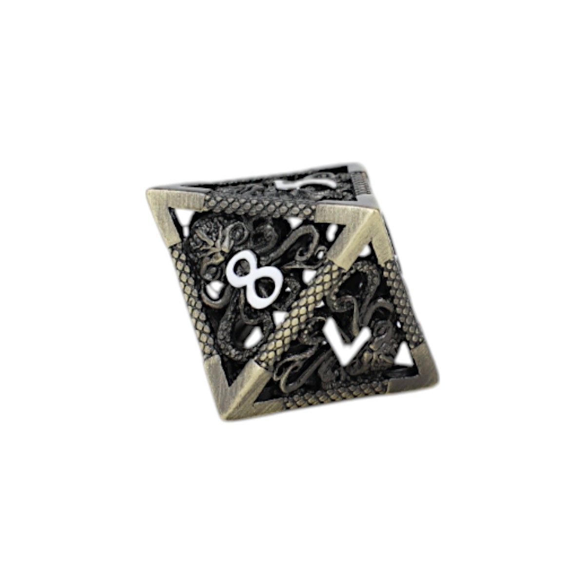 Strange Aeon Dice Set Tarnished Gold - Good Games