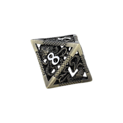 Strange Aeon Dice Set Tarnished Gold - Good Games