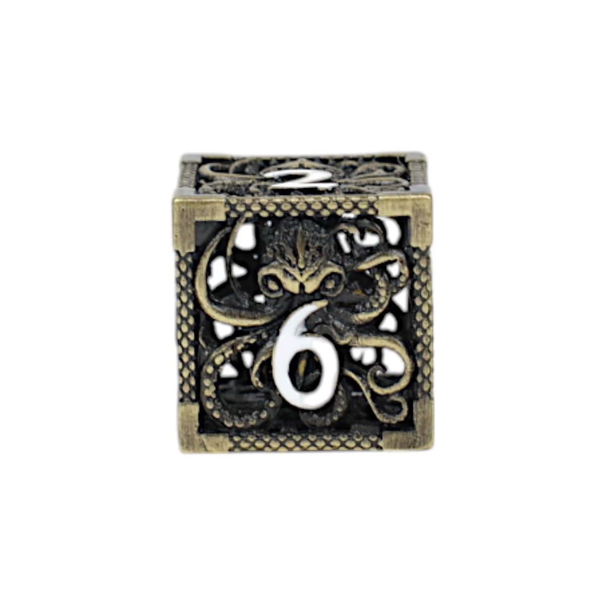 Strange Aeon Dice Set Tarnished Gold - Good Games