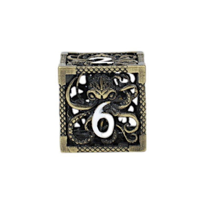 Strange Aeon Dice Set Tarnished Gold - Good Games