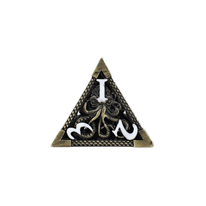 Strange Aeon Dice Set Tarnished Gold - Good Games