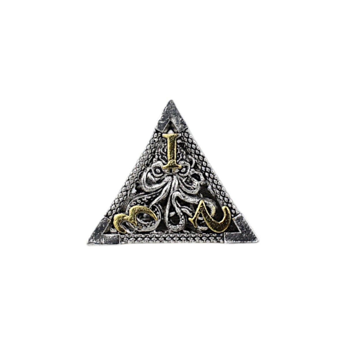 Strange Aeon Dice Set Chrome/Gold - Good Games