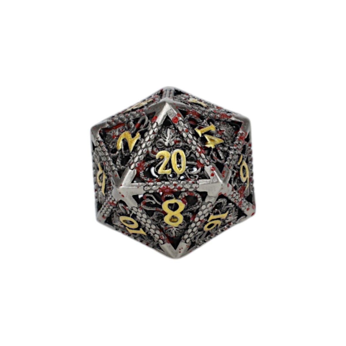 Strange Aeon Dice Set Bloodied Metal - Good Games