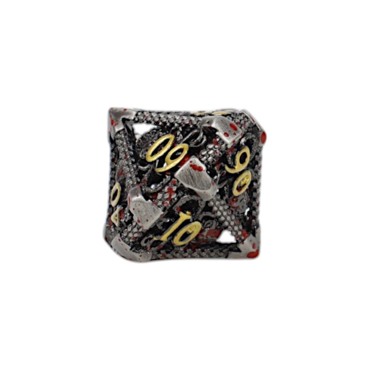 Strange Aeon Dice Set Bloodied Metal - Good Games