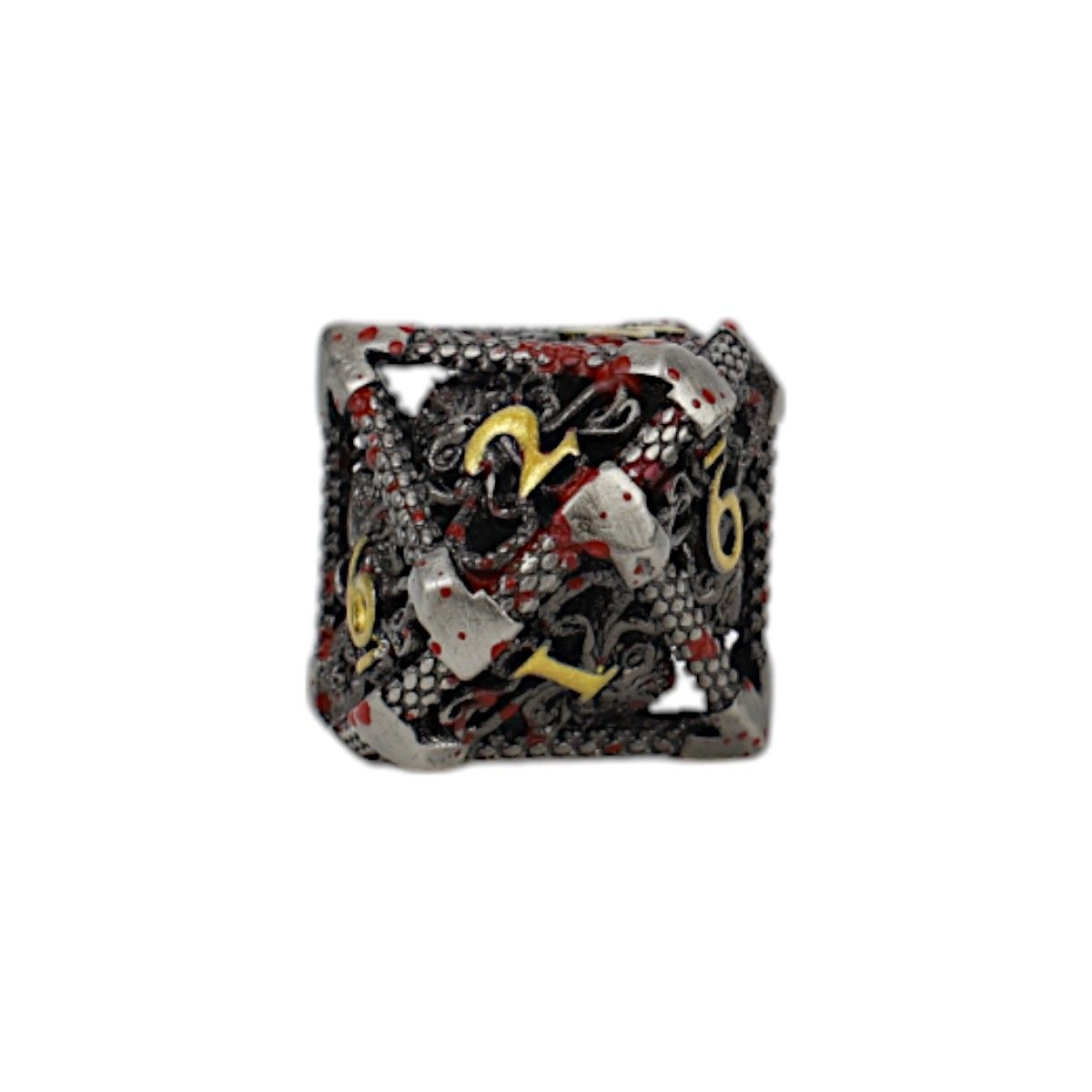 Strange Aeon Dice Set Bloodied Metal - Good Games