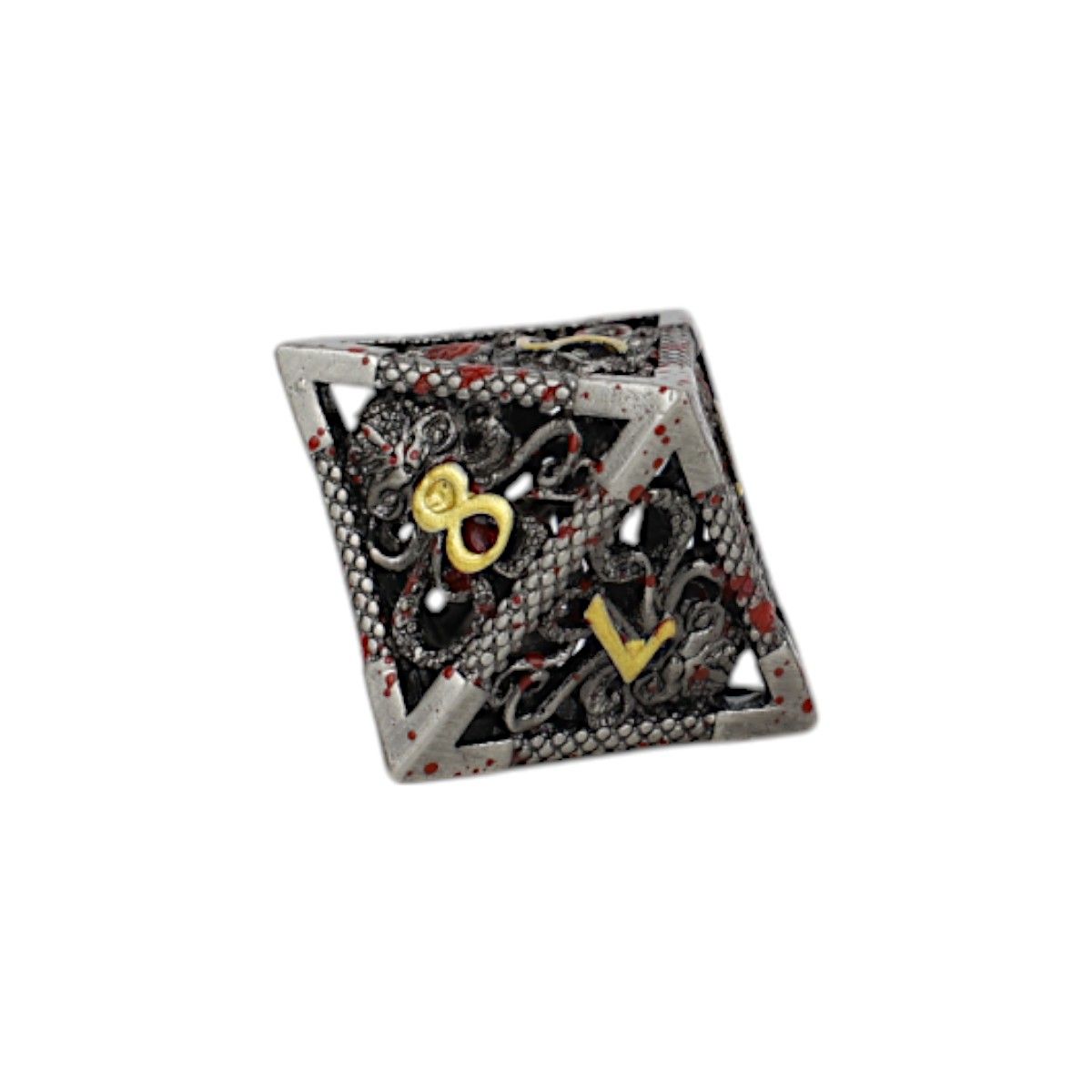 Strange Aeon Dice Set Bloodied Metal - Good Games