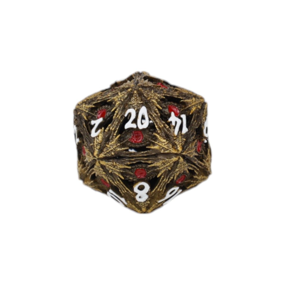 LPG Dice Dragon Eye Dice Set Ancient Bronze/Red - Good Games