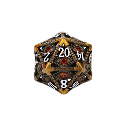 LPG Dice Scaled Eye Dice Set Gold/Red - Good Games
