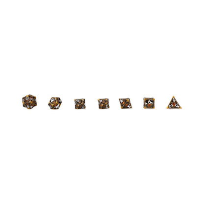 LPG Dice Scaled Eye Dice Set Gold/Red - Good Games