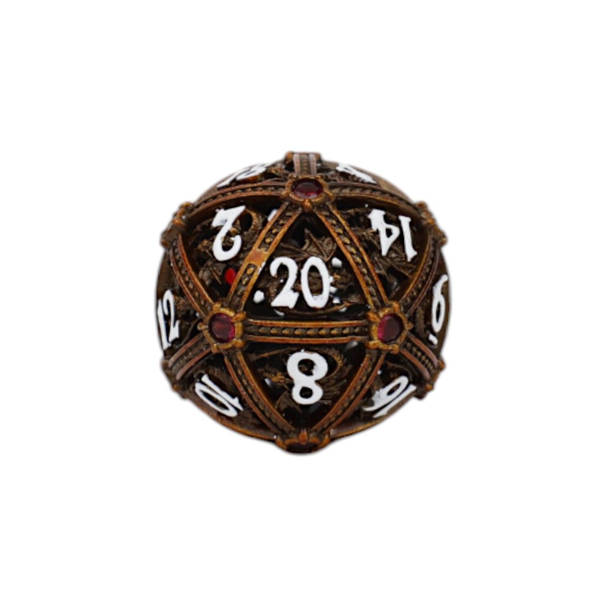 LPG Dice Hoard Guardian Dice Set Gold/Red - Good Games