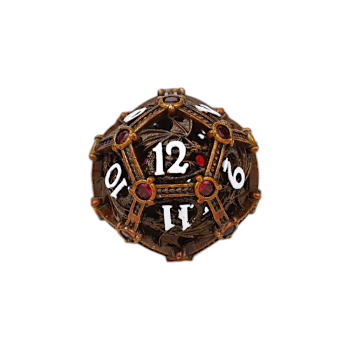 LPG Dice Hoard Guardian Dice Set Gold/Red - Good Games