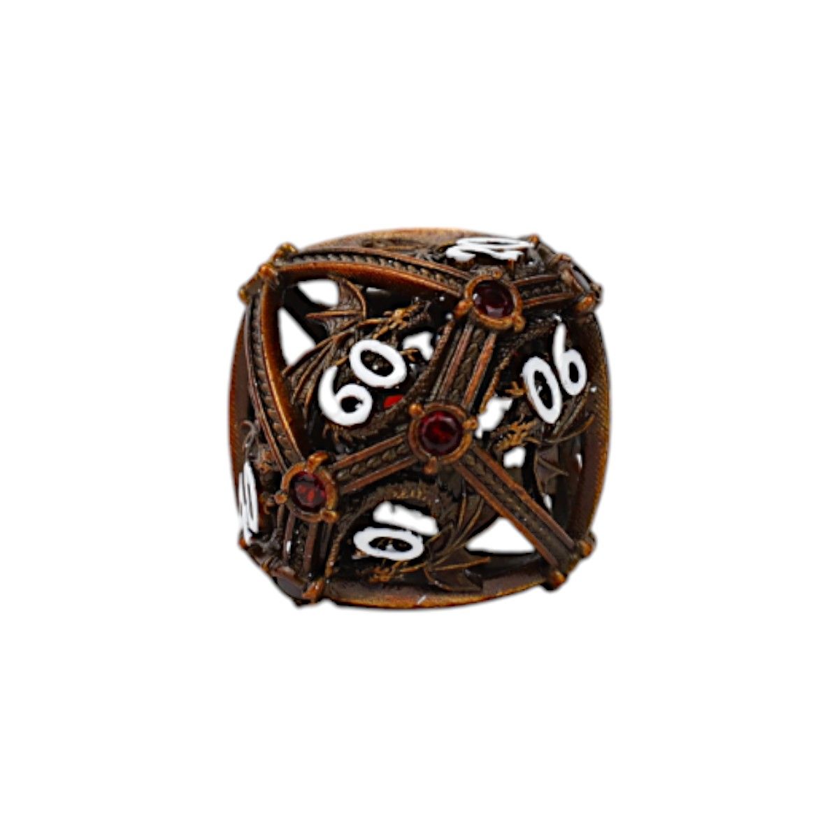 LPG Dice Hoard Guardian Dice Set Gold/Red - Good Games