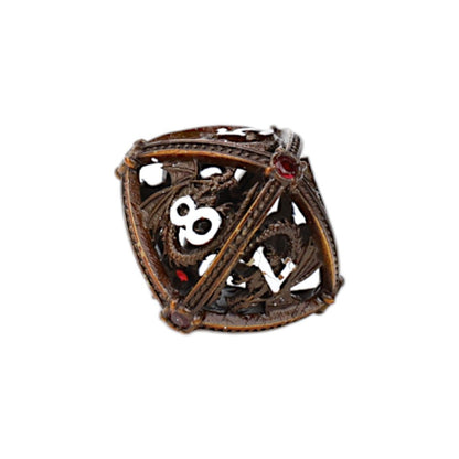 LPG Dice Hoard Guardian Dice Set Gold/Red - Good Games