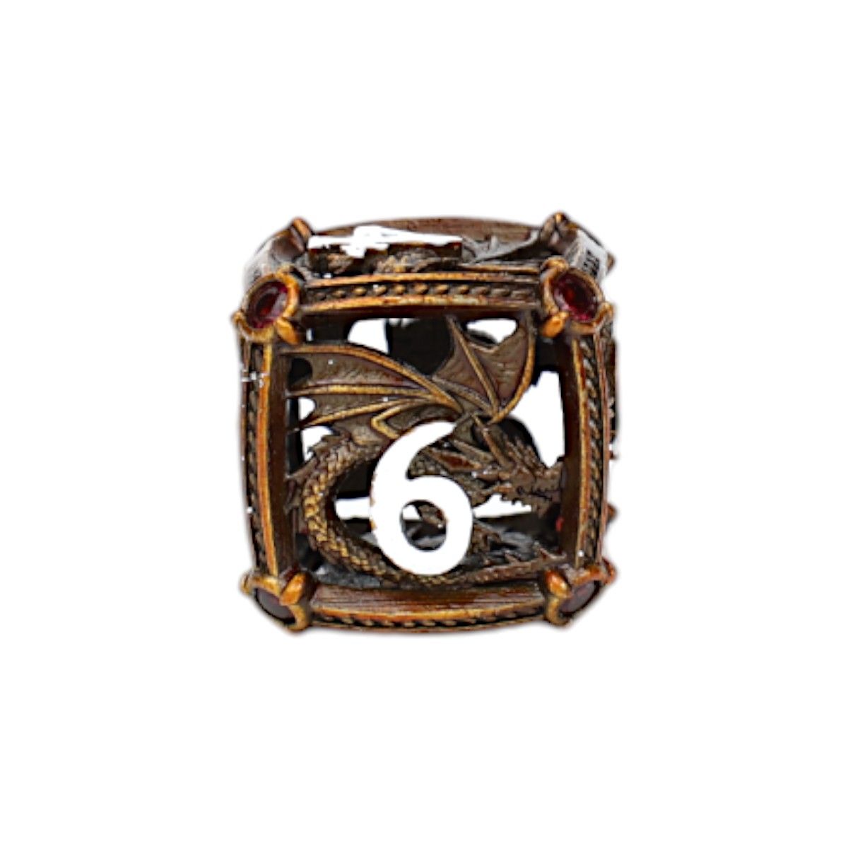 LPG Dice Hoard Guardian Dice Set Gold/Red - Good Games