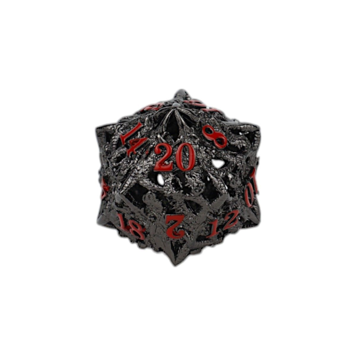 LPG Dice Dragon Rage Dice Set Black/Red - Good Games