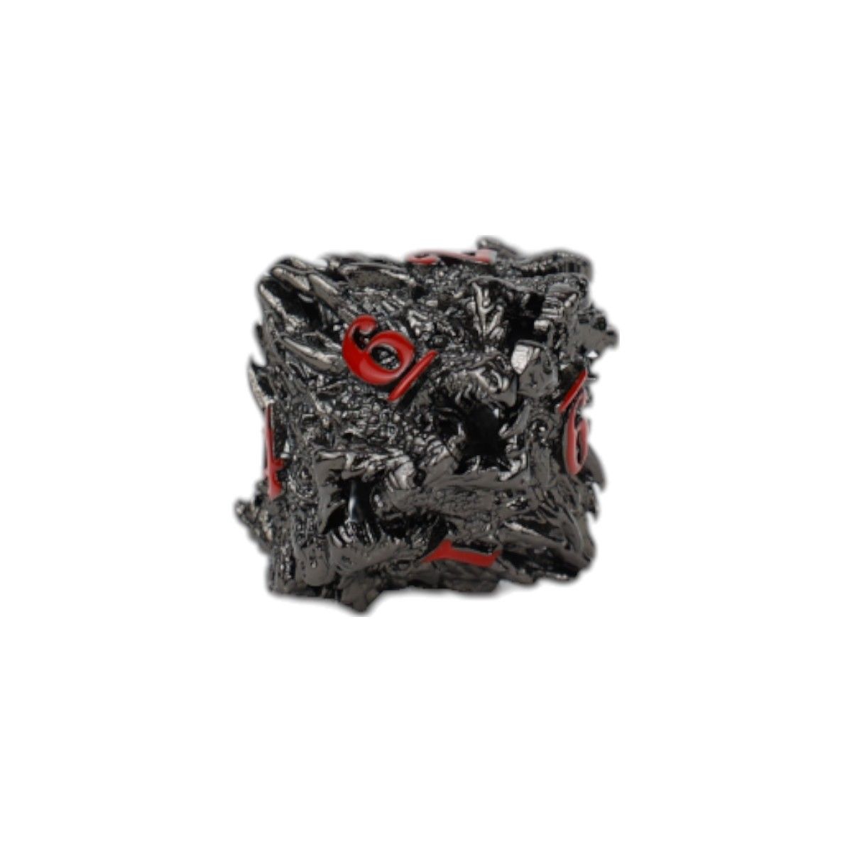 LPG Dice Dragon Rage Dice Set Black/Red - Good Games