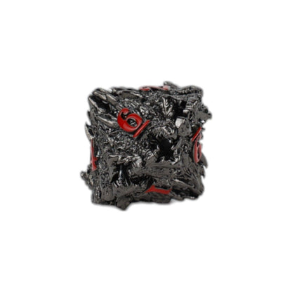 LPG Dice Dragon Rage Dice Set Black/Red - Good Games