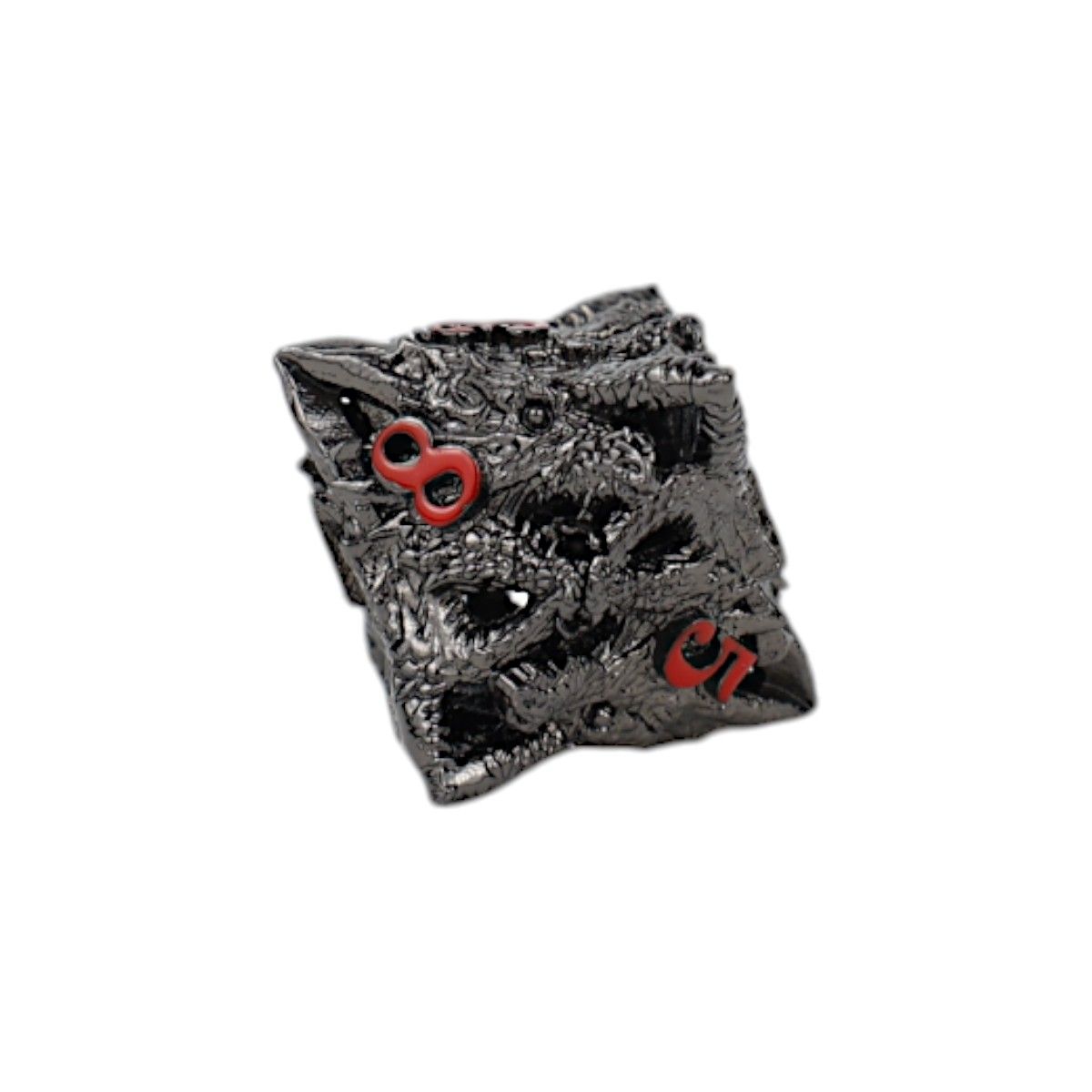 LPG Dice Dragon Rage Dice Set Black/Red - Good Games