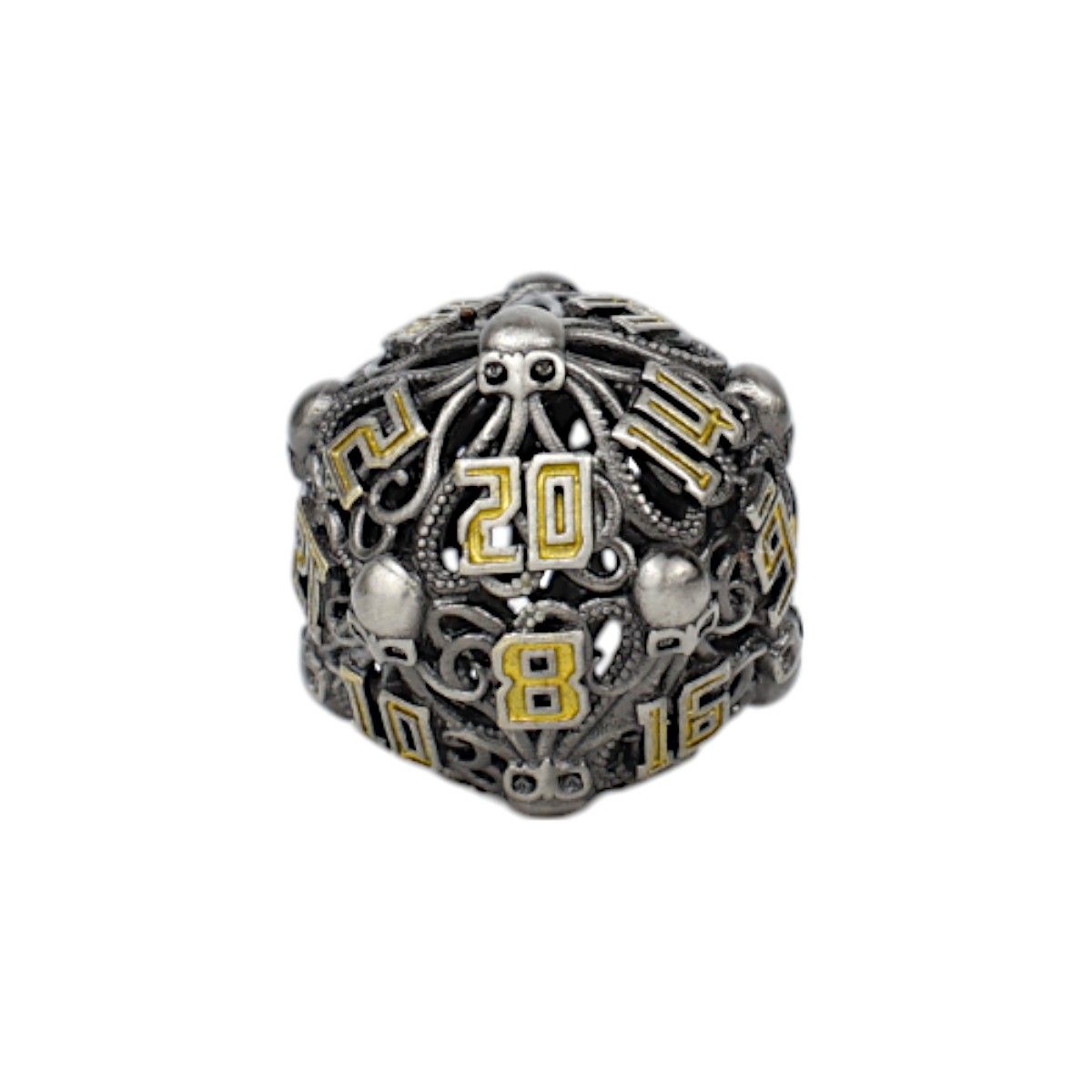 Tentacular Dice Set Chrome/Gold - Good Games