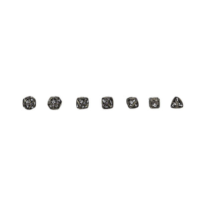 Let's Play Games - Hoard Guardian RPG Dice Set - Tarnished Gold/Purple - Good Games