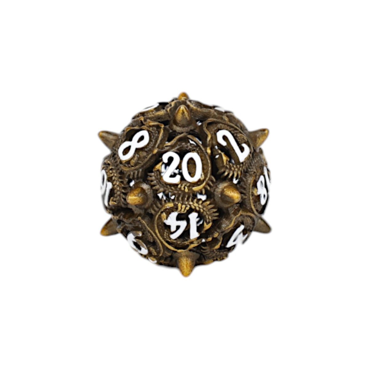 LPG Dice Xeno Hollow Dice Set Ancient Bronze - Good Games