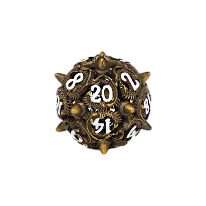 LPG Dice Xeno Hollow Dice Set Ancient Bronze - Good Games