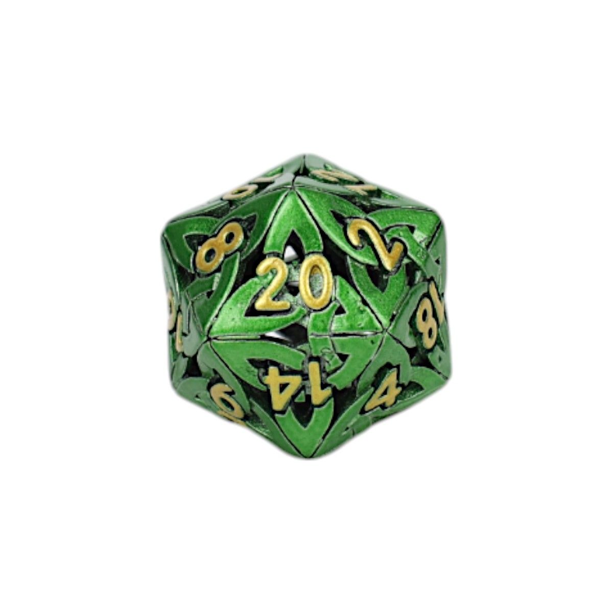 LPG Dice Celtic Hollow Dice Set Old Gold - Good Games