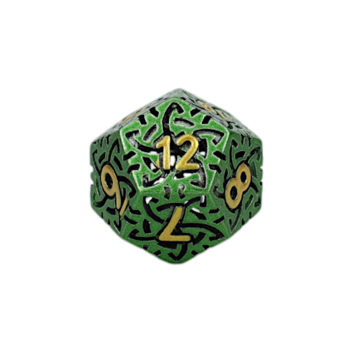 LPG Dice Celtic Hollow Dice Set Old Gold - Good Games