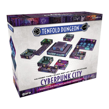 Tenfold Dungeon Cyberpunk City Modular Terrain Set - Good Games
