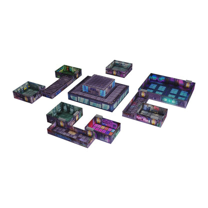 Tenfold Dungeon Cyberpunk City Modular Terrain Set - Good Games
