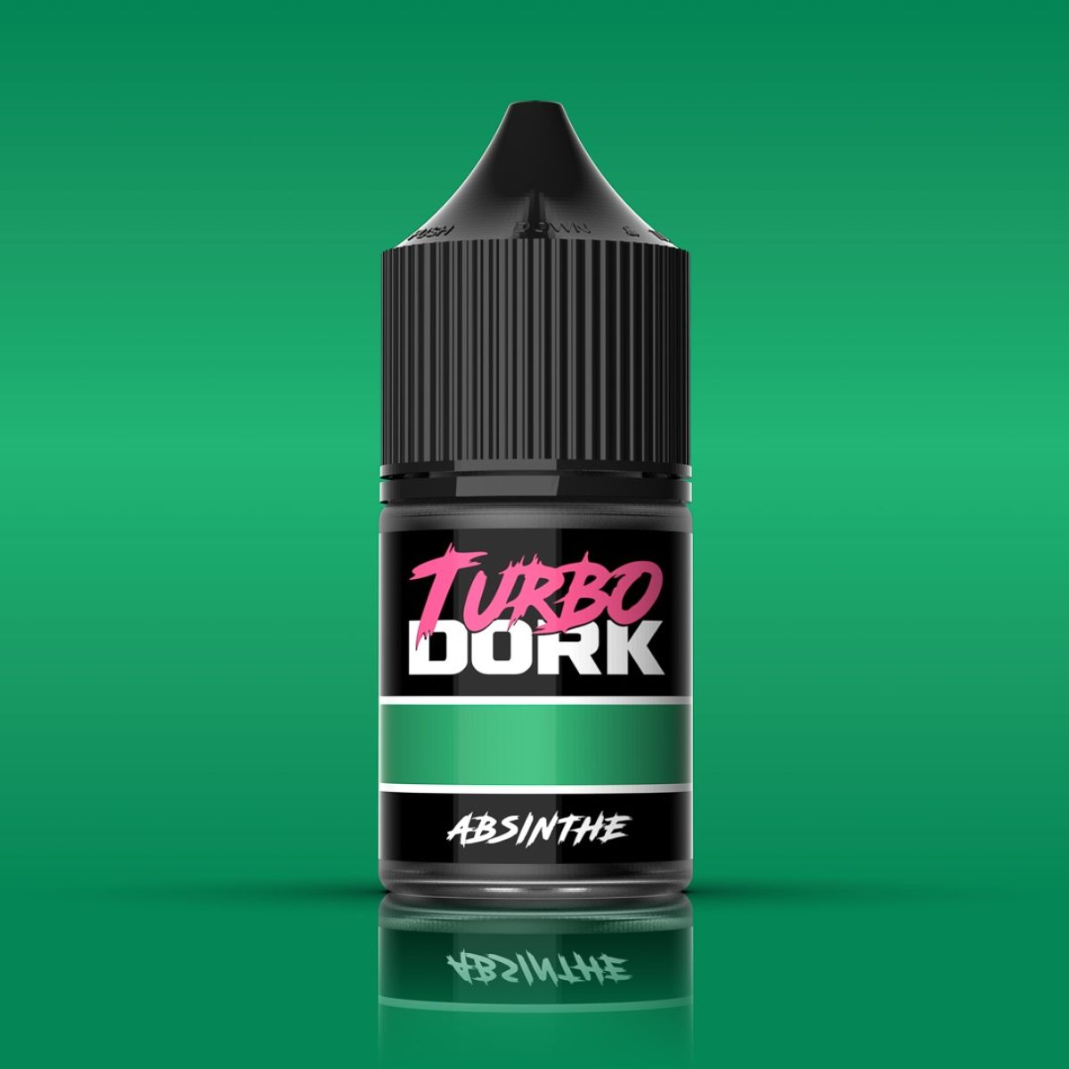 Turbo Dork - Absinthe Metallic Acrylic Paint 22ml Bottle - Good Games