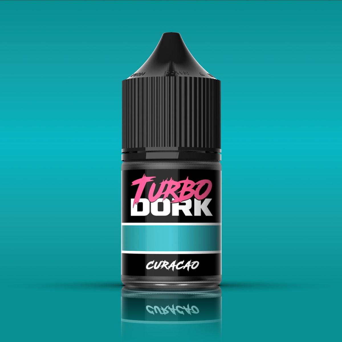 Turbo Dork - Curacao Metallic Acrylic Paint 22ml Bottle - Good Games