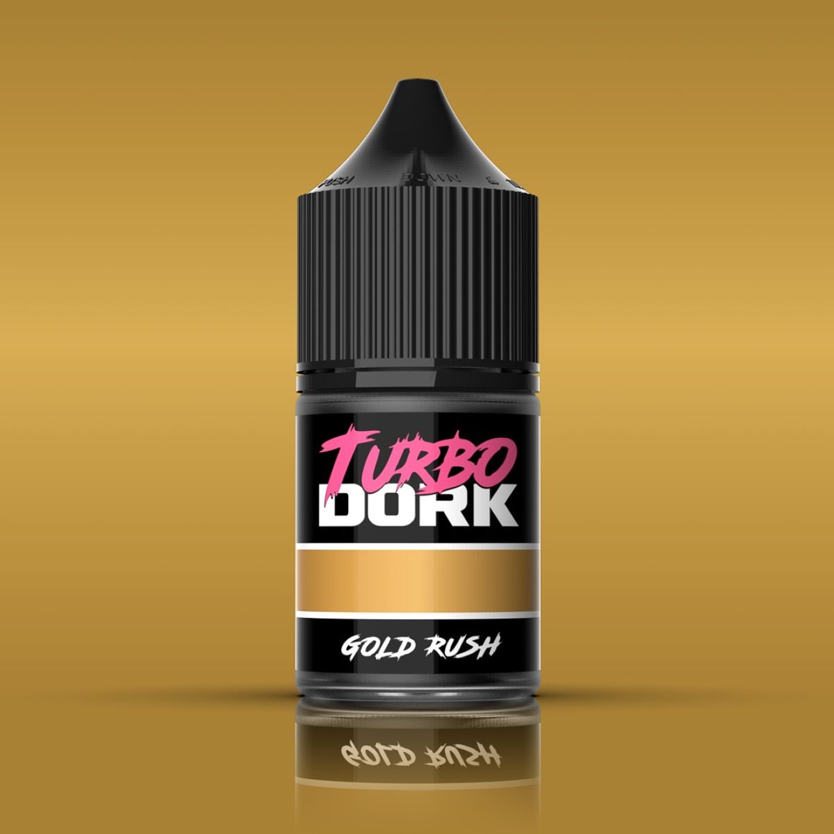 Turbo Dork - Gold Rush Metallic Acrylic Paint 22ml Bottle - Good Games