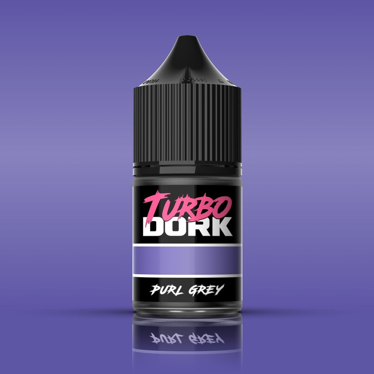 Turbo Dork - Purl Grey Metallic Acrylic Paint 22ml Bottle - Good Games