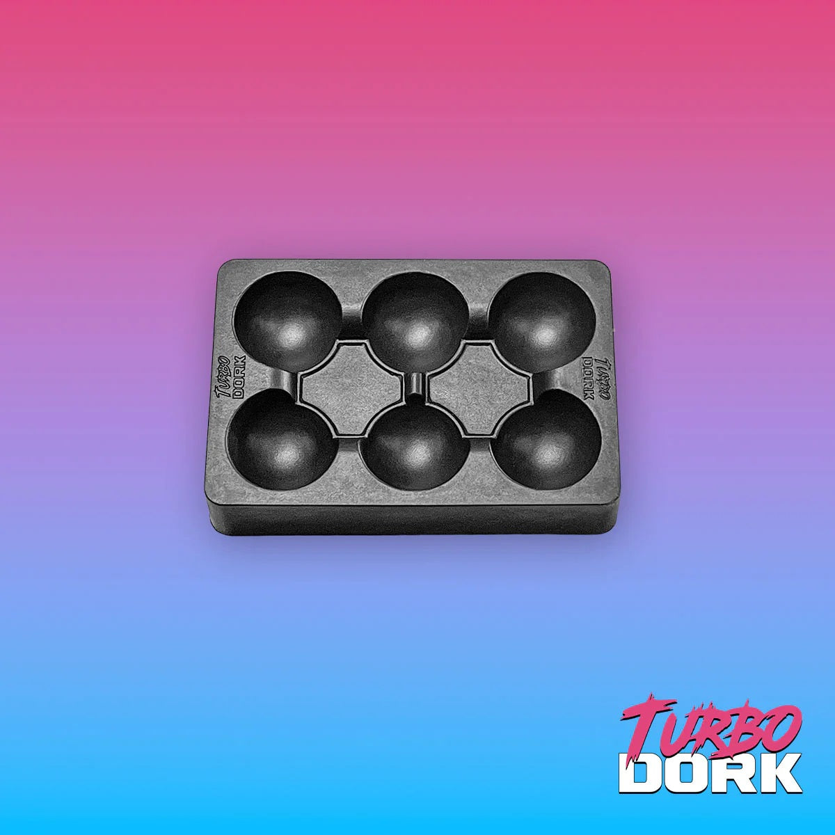 Turbo Dork Small Black Non-Stick Silicone Dry Palette - Good Games