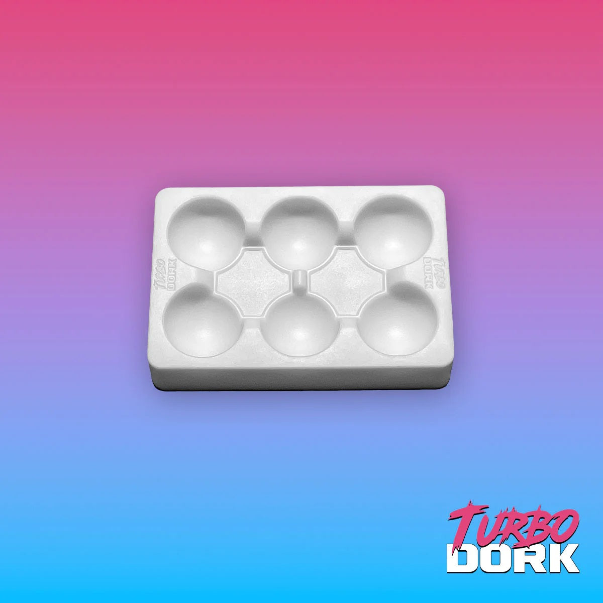Turbo Dork Small White Non-Stick Silicone Dry Palette - Good Games