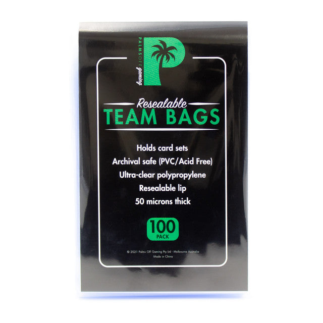 Palms Off Gaming - Resealable Team Bags 100 Pack - Good Games