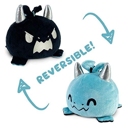 Reversible Plushie - Dragon Blue/Black - Good Games