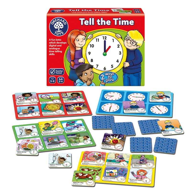 Orchard Toys - Tell The Time Lotto - Good Games