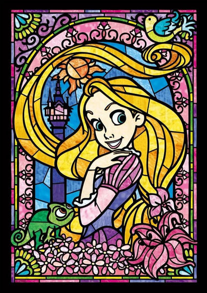 Tenyo Disney Rapunzel Stained Glass 266 Piece Jigsaw - Good Games