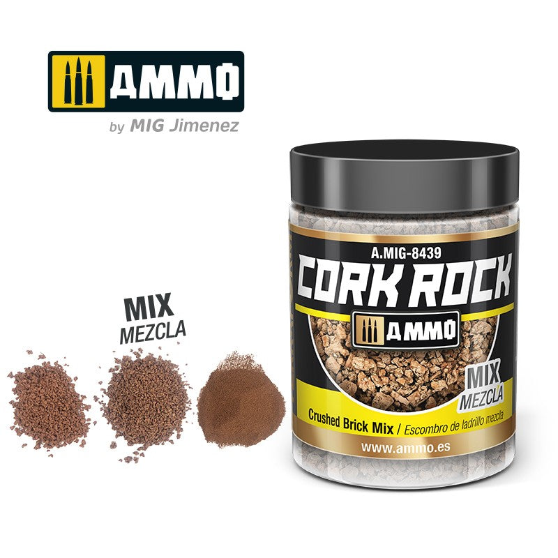 Ammo by MIG Dioramas Terraform Cork Rock - Crushed Brick Mix 100ml - Good Games