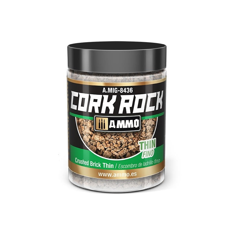 Ammo by MIG Dioramas Terraform Cork Rock Granulate 100ml - Crushed Brick Thin - Good Games