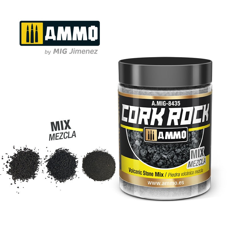 Ammo by MIG Dioramas Terraform Cork Rock - Volcanic Rock Mix 100ml - Good Games