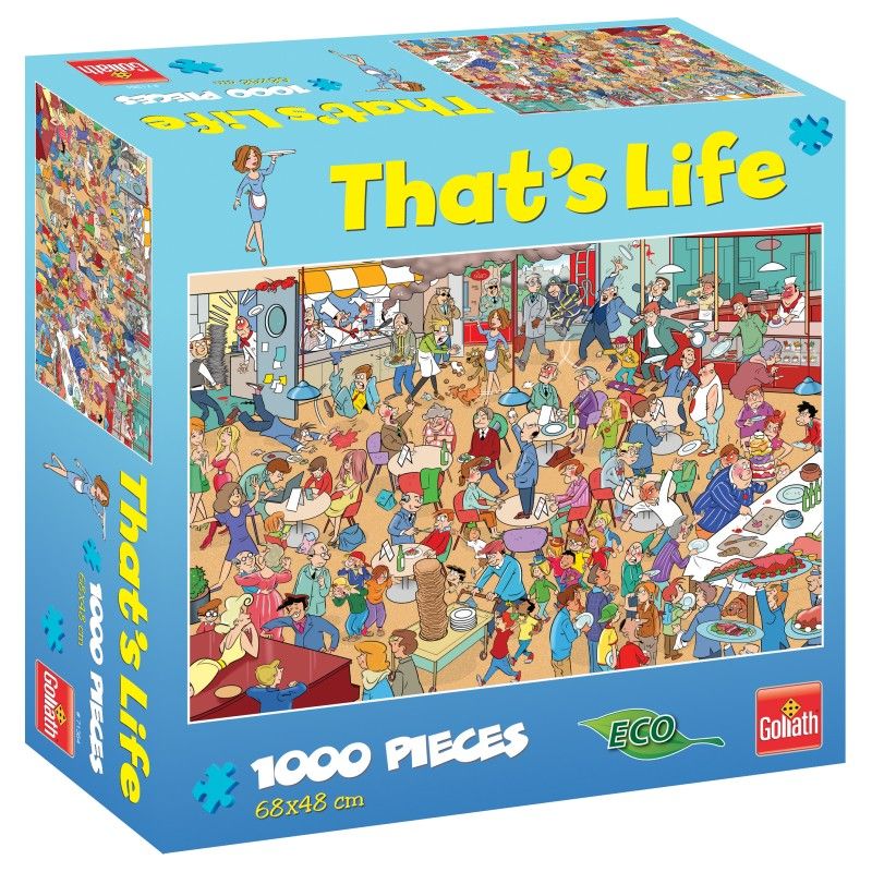 Thats Life 1000 Piece Jigsaw - Lunch Room - Good Games