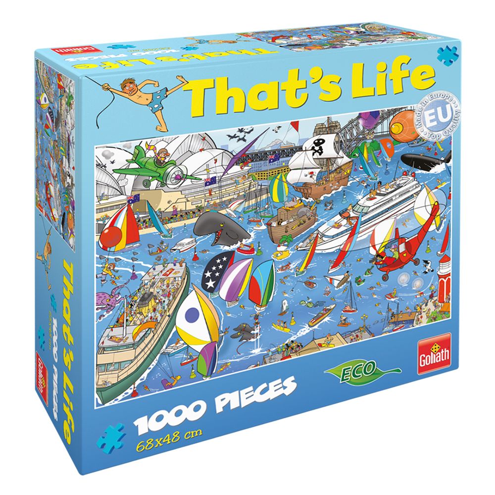 Thats Life Sydney Harbour 1000 Piece Jigsaw Jigsaw - Goliath - Good Games