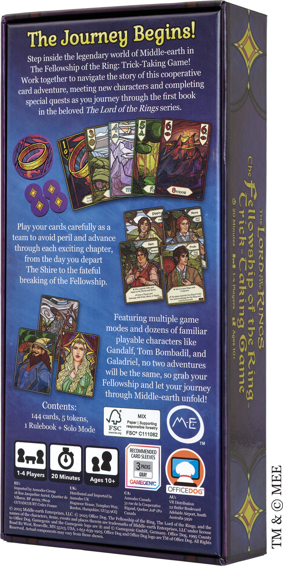 The Fellowship of the Ring Trick-Taking Game