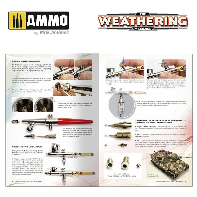 Ammo by MIG - Book - The Weathering Magazine 36 – Airbrush 1.0 (Preorder) - Good Games