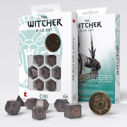 Q Workshop - The Witcher RPG Dice Set - Ciri Elder of Blood - Good Games
