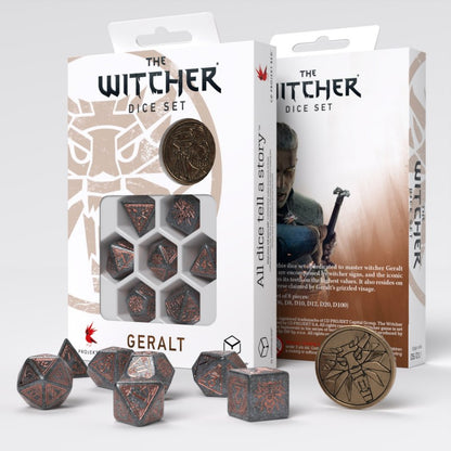 Q Workshop - The Witcher RPG Dice Set - Geralt - Price of Neutrality - Good Games